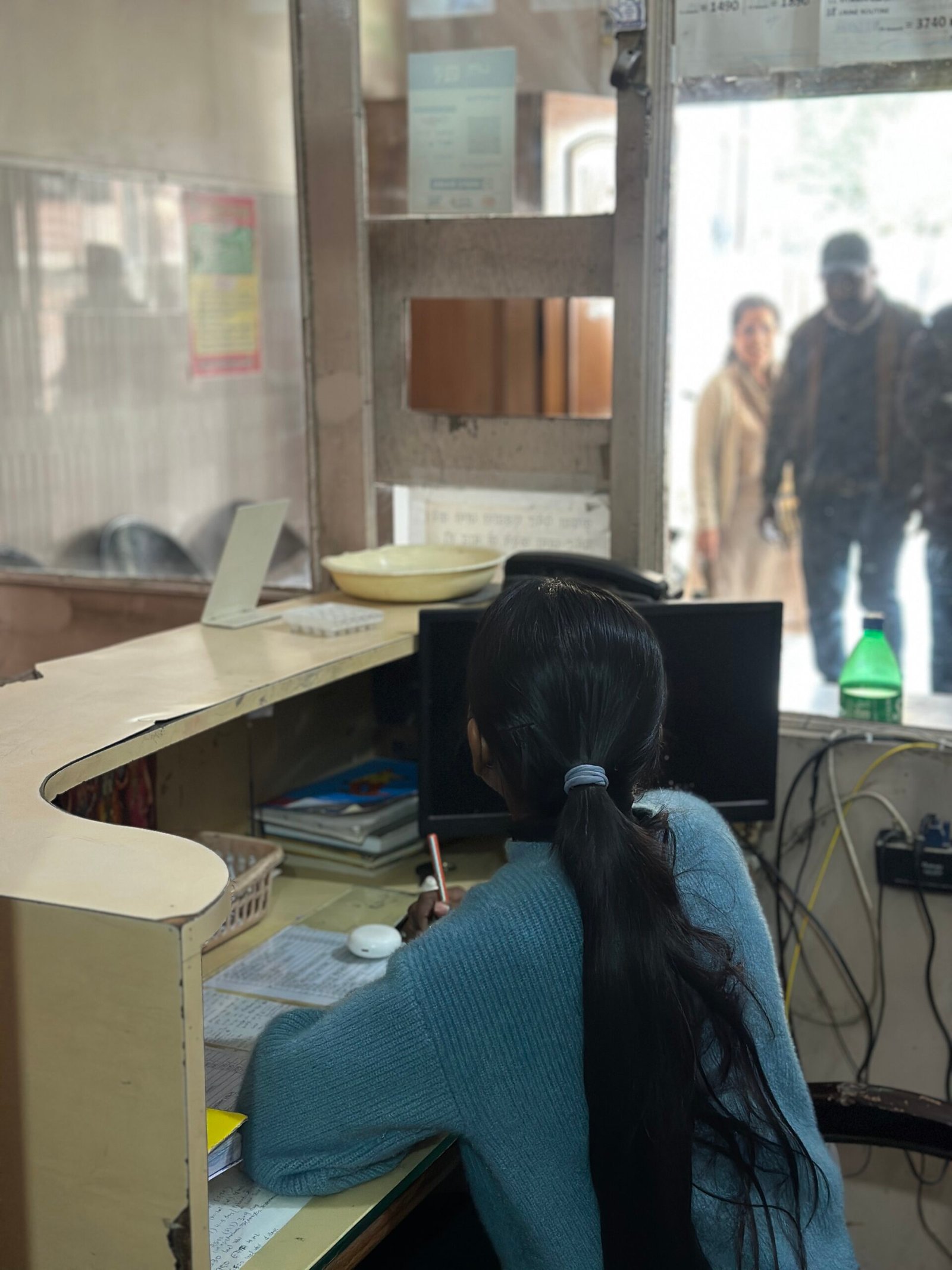 reception desk at Joshi Path Lab